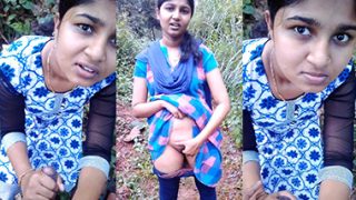 Tamil Teen Maal Outdoor – Rubbing Pussy With BF Chudai Mms