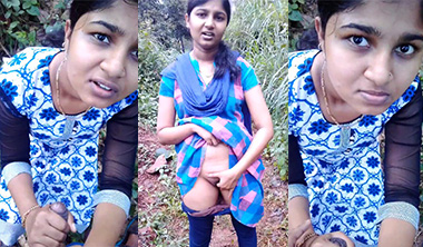 Tamil Teen Maal Outdoor – Rubbing Pussy With BF Chudai Mms